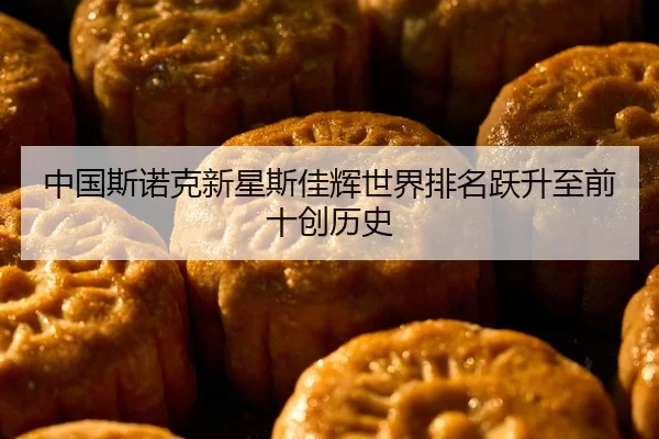 中国斯诺克新星斯佳辉世界排名跃升至前十创历史